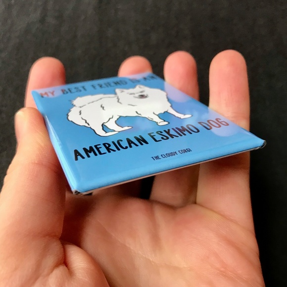 American Eskimo Dog Magnet, Gifts & Home Decor - Picture 5 of 9
